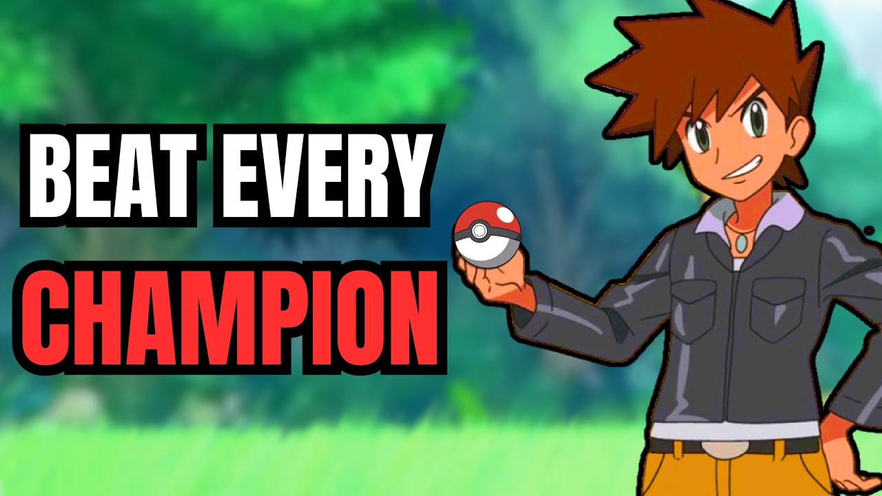Сможет ли Гэри Оук победить каждого чемпиона покемонов?