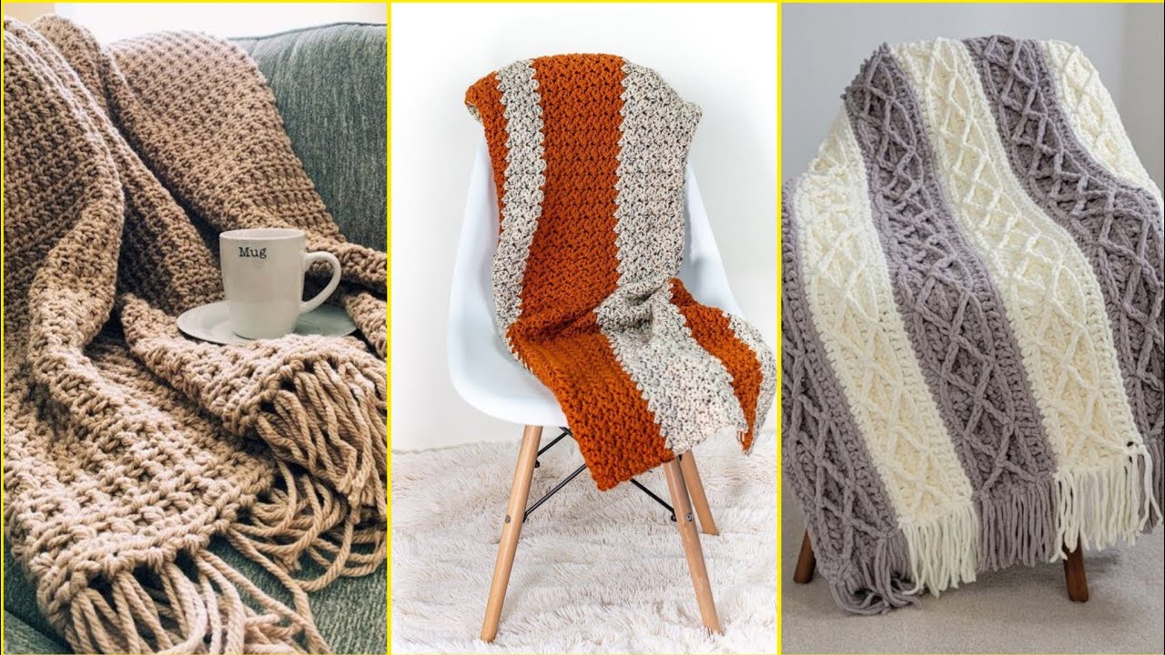 Detailed, Modern Crochet Blanket Tutorial + Free Pattern » Make & Do Crew