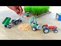 diy tractor fan wheat cleaning machine mini science project || @KeepVilla