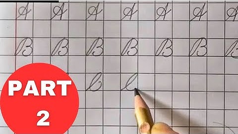 Cursive | A to Z | Capital letters