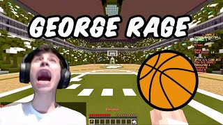 Georgenotfound rages (cusses) while playing basketball w/ Dream, Sapnap & others