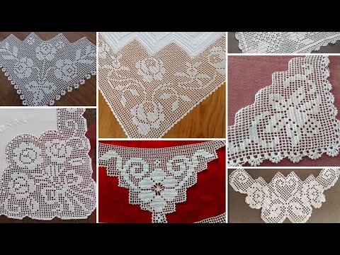 Hanımlar aradığını burada buluyor! Masa örtüsü, bohça, pike dantel modelleri | Crochet patterns 👌💯