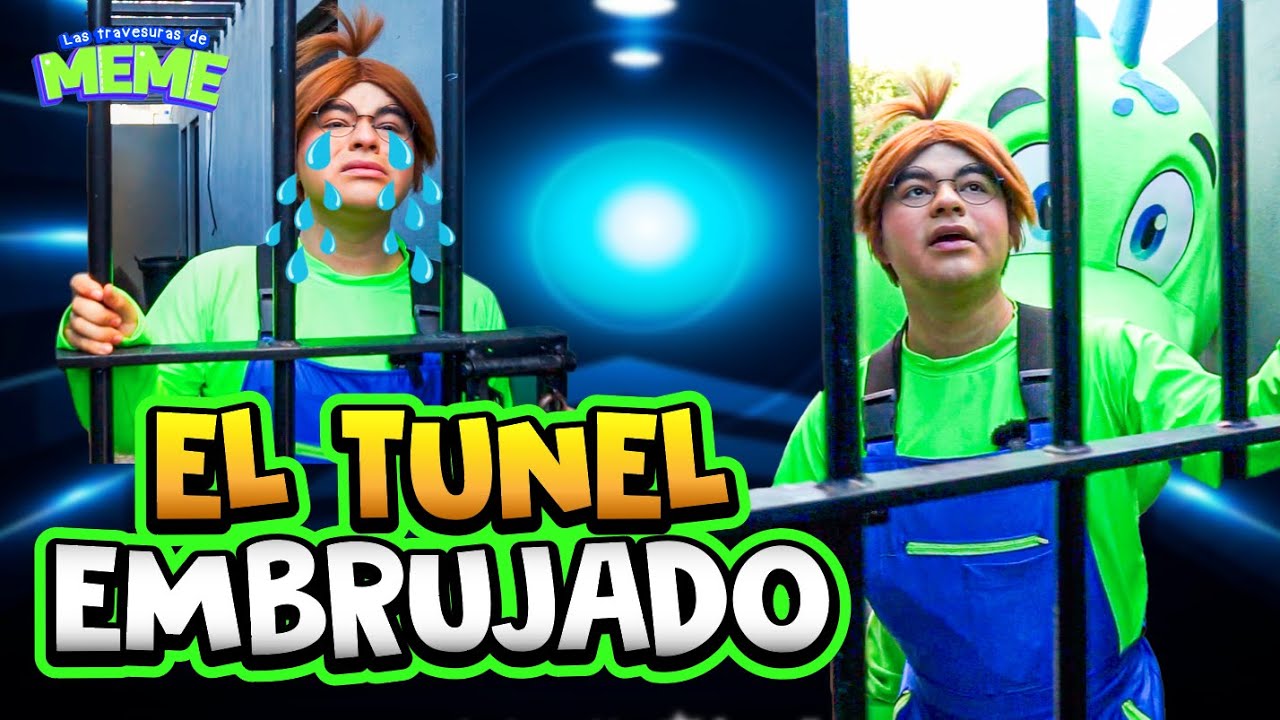 Meme se queda encerrado | El túnel embrujado | Nos asustan en el parque