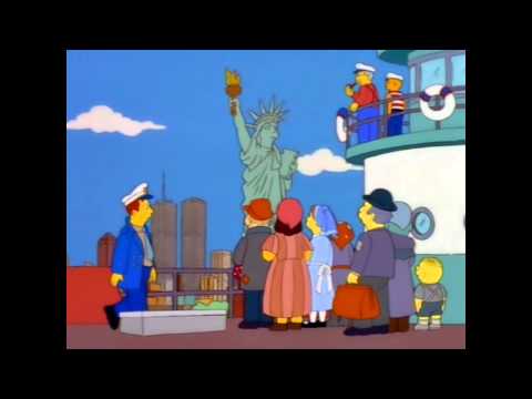 Simpsons - "Beat it, country's full".......