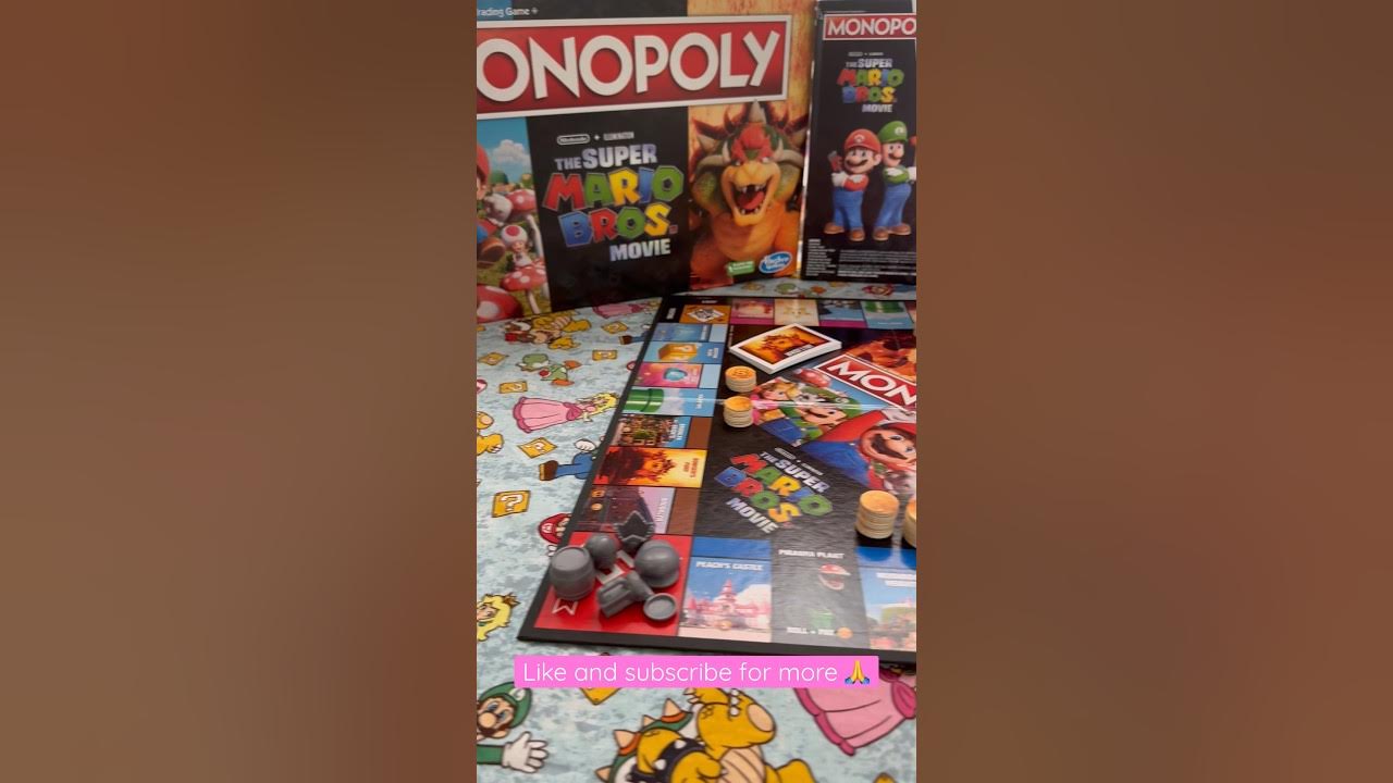 Monopoly Super Mario Movie Board Game