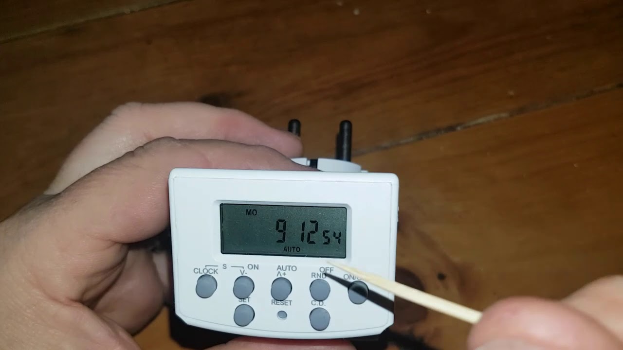 Reglage Simple Prise Programmable Timer Ex Marque Chacon Youtube
