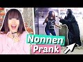 Nonnen Prank 😱 wir haben Angst! 😭 Halloween | ViktoriaSarina