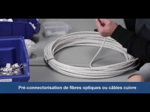 Préconnectorisation de câbles et pré-équipement de baies avec PRE-T by GIGAMEDIA