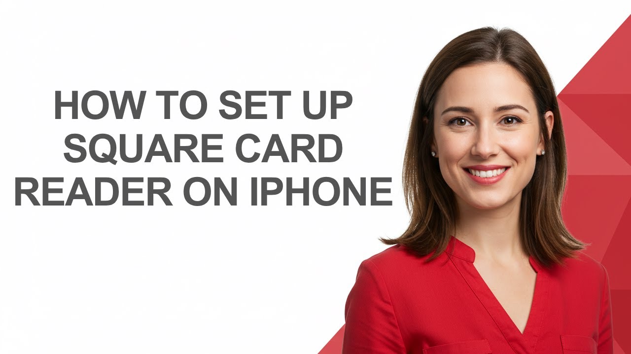 How To Set Up Square Card Reader On Iphone - AshleyHowTo - YouTube
