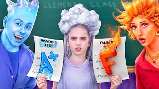 Ember en Wade van Elemental Hebben Kinderen! Vuur vs Water Hacks Voor Ouders!