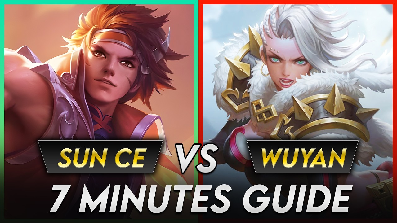 SUN CE vs WUYAN: 7 Minutes Clash Lane Guide | Honor of Kings 🇨🇳
