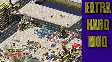 Red Alert 2 | Extra Hard Mod | Intense battle vs Brutal Ai