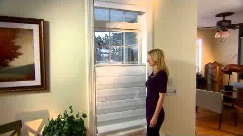 How To Operate a Comfortex Roman Shade with Cordless Top Down Bottom Up Lift