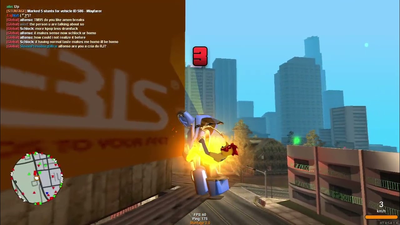 FFS Gaming Stuntage - San Andreas - ravi#9 wayfarer master [Hourly Stunt]