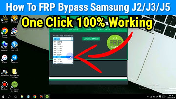 ONE CLICK FRP Bypass Samsung J2/J3/J5 | 100% Working
