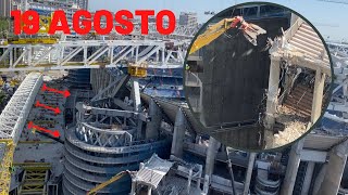 🚧 RIPADO, CUBIERTA SUR y demás / Obras Santiago Bernabéu 19/08/2021 🚧