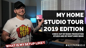 2019 Home Studio Tour (My Studio Essentials) | Make Pop Music