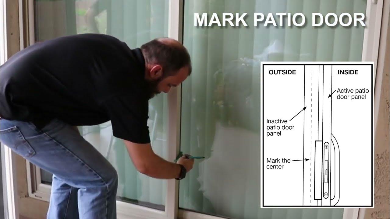 Sliding Patio Security Screen Door installation YouTube