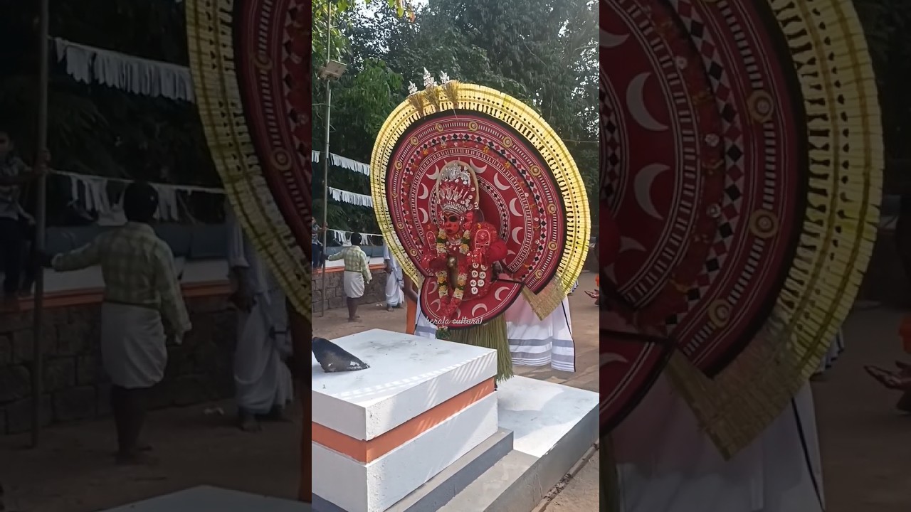 Ugrurupini Pannikulat Chamundi Sri Kurmpa Bhagavathy Temple    kaliyattam  theyyam viral