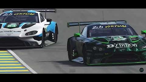 RFactor 2 - Trackside Of Lap Around Le Mans - Aston Martin Vantage GTE