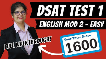 💥 SAT Tips by an Aptitude Test Author! 💯 English Module 3 Easy ✅ Practice Test 1