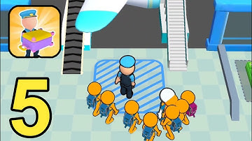 Airport Rush 3D - Gameplay Walkthrough Part 5 Maxed Level Upgraded  ( Android,iOS )