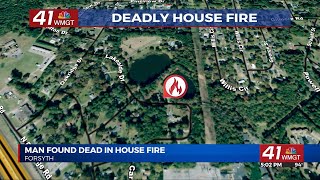 Deputies: 1 found dead after house fire in Monroe County