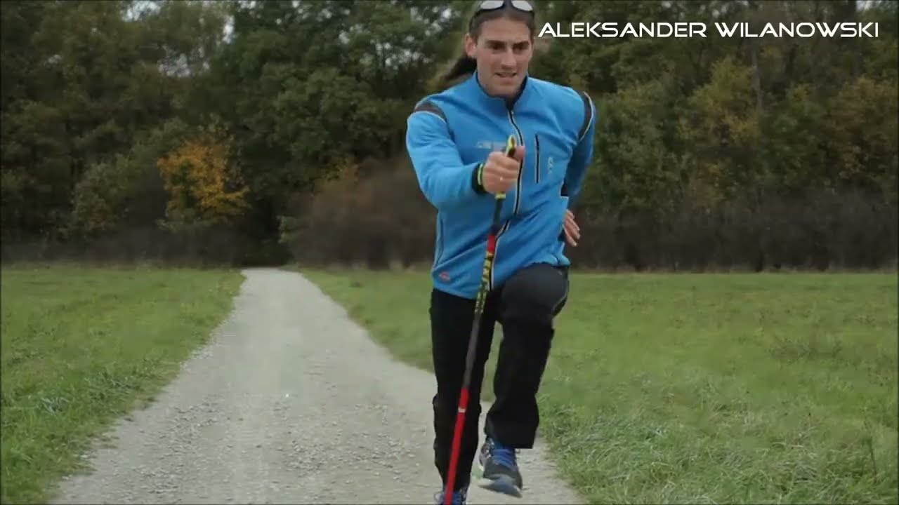 Bieganie z kijami nordic walking. Poleca, Aleksander Wilanowski YouTube