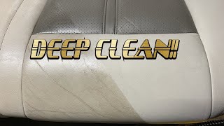 HOW TO DEEP CLEAN AND PROTECT LEATHER SEATS!