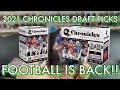 CHRONICLES FOOTBALL IS BACK!! WE GOT TREVOR?! | 2021 Chronicles Draft Picks Blaster+Mega Box Opening