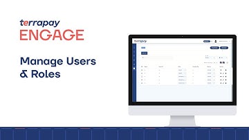 Manage Users & Roles in Engage Portal | TerraPay Admin Guide