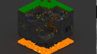 MagicaVoxel Animation: Mine