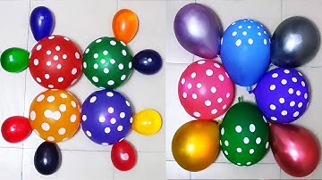 Compilation of Polka Dot  Water Balloons Popping & Reverse I ASMR Satisfying Video