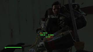 Awkward elevator ride with Paladin Danse