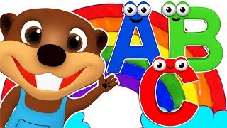 Children Learn Colors & ABCs with Rainbow Coloring, ABC Song for Toddlers | Kids Songs Colour Rhymes