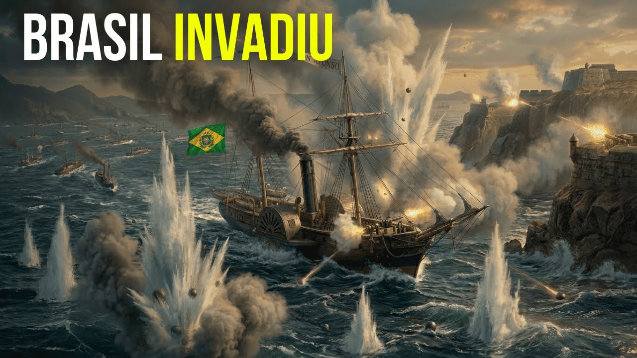 A Argentina Fechou o Rio para o Brasil - Até a Marinha Imperial Atacar com Canhões