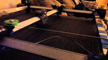 CoreXY Prototype - Speed Testing - 100% to 400% and back a few times.