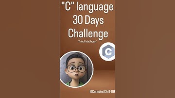 "C" language 30 days challenge...