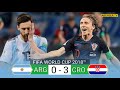 Croatia 30 argentina extended highlights  goals  world cup 2018 4k ultra