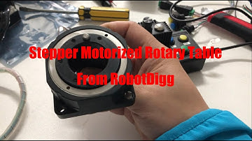 Stepper motorized rotary table