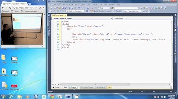 PRG 310 - Visual Studio 2010 - Different Views of a Web Form