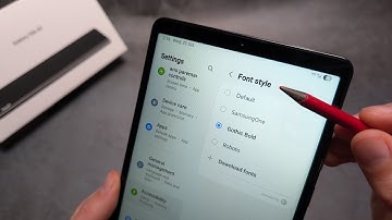 Samsung Galaxy Tab A11 / A11+ Change Font Style & Download More Fonts