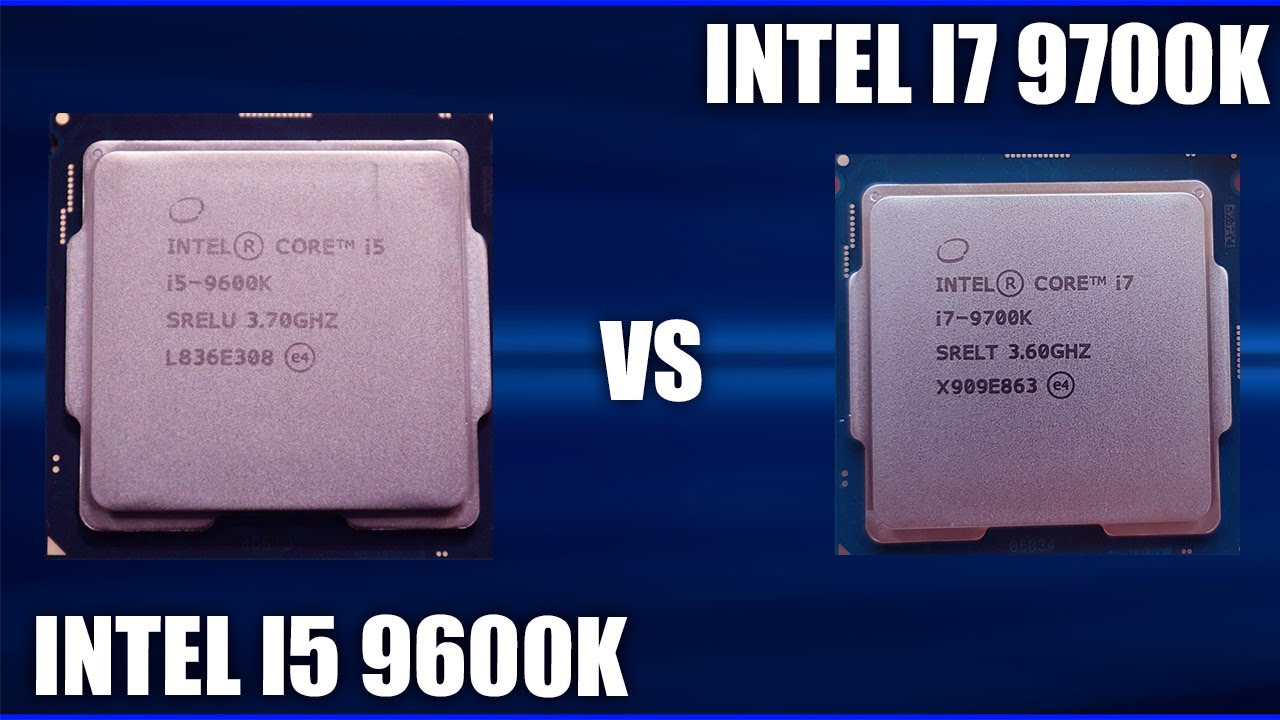 Intel Core i5-9600K Desktop Processor 6 Cores up to 4.6 GHz Turbo unlocked  LGA1151 300 Series 95W