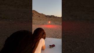 Mariah Plinking Her Supernova 22lr Tracer Rounds - #22lr #plinking #savagearms