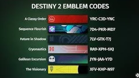 All Destiny 2 Bungie Redeem Codes (March 2022) | All Free Emblem and Shader Codes