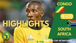 Extended Highlights: Bafana Bafana vs Congo - AFCON Qualifiers (October 15, 2024)