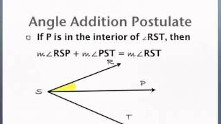Chapter 1 Section 4 - Angles and Their Measures