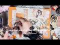 ASMR Journaling 🍊 Orange pages and a love story left between the flowers