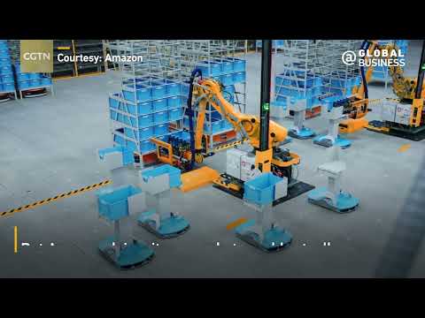 Amazon showcases 1st fully autonomous mobile warehouse robot