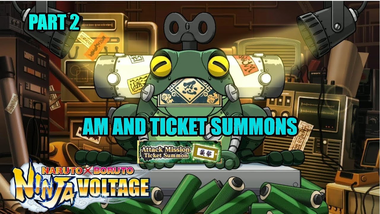 60+ Attack Mission Summons & 80+ Ticket Summons || Part 2 || Naruto X Boruto Ninja Voltage